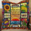 Hippie Quilt Blanket Ver 4  Quilt